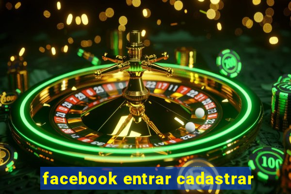 facebook entrar cadastrar